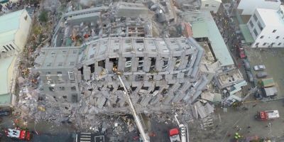 LIVE VIDEO Cutremur cu magnitudinea de 6,4 pe scara Richter in Taiwan. Cel putin 7 morti si 115 raniti in urma prabusirii mai multor cladiri